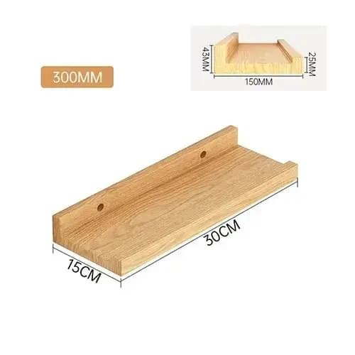 Étagères flottantes en bois pour chambre à coucher, salon, salle de bains, cuisine, décoration de maison, support de rangement mural pour Photos et livres, présentoir