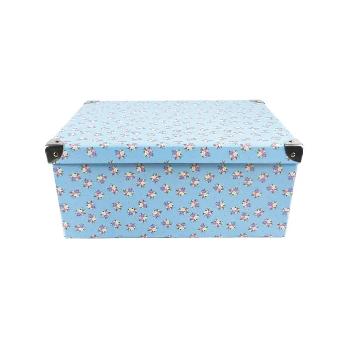 Boîtes de rangement pliables à motifs floraux