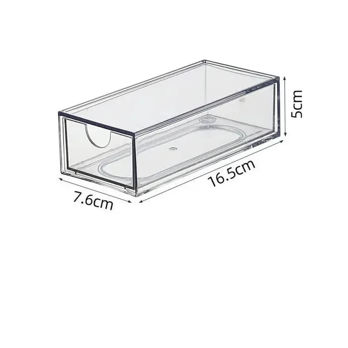 Boîte de présentation de lunettes en acrylique transparent, avec couvercle, minimaliste moderne, mal