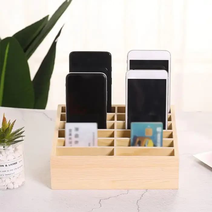 Boîte de rangement pour téléphone portable 24/12 cellules