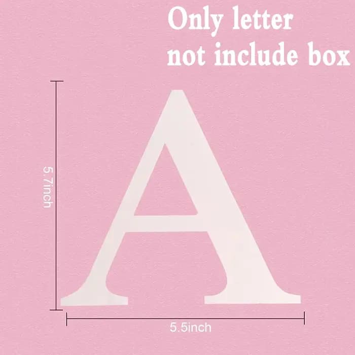 Boîte à ballons transparente personnalisée avec lettres A-Z