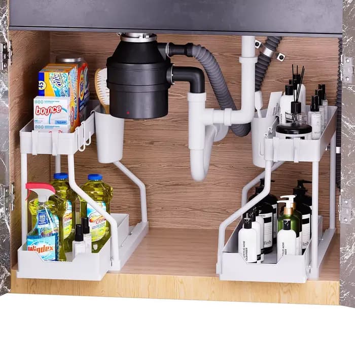 Étagère de rangement de cuisine - tiroirs mobiles