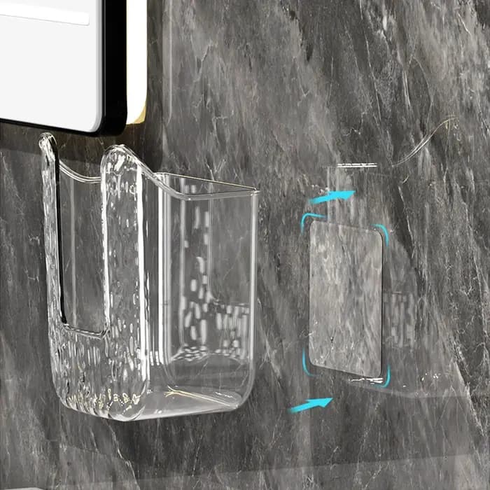 Boîte porte-papier hygiénique sans poinçon