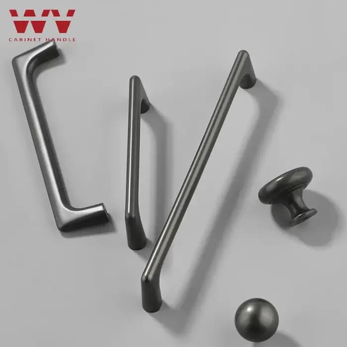 YM gris armoires de cuisine poignées de rangement 96-320mm commodes placard armoire porte tiroir boutons meubles matériel tire