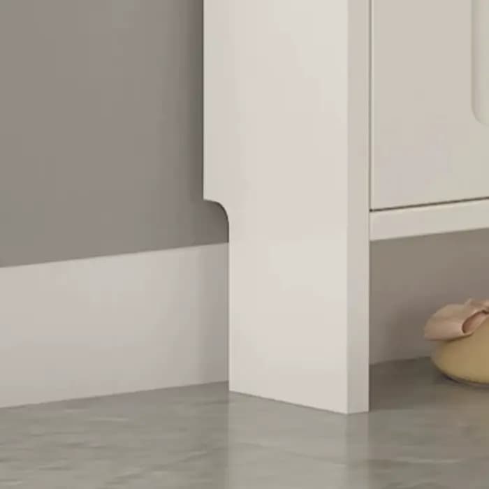 Meuble à chaussures de luxe compact avec couvercles