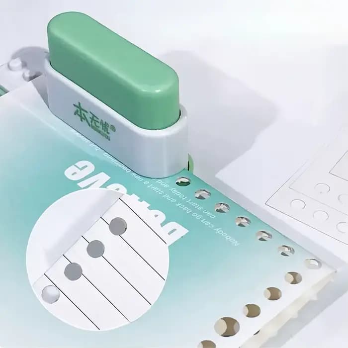 Perforateur à 5 trous pour classeur : organisateur de bureau – Parfait pour le bricolage de reliure de cahiers et de