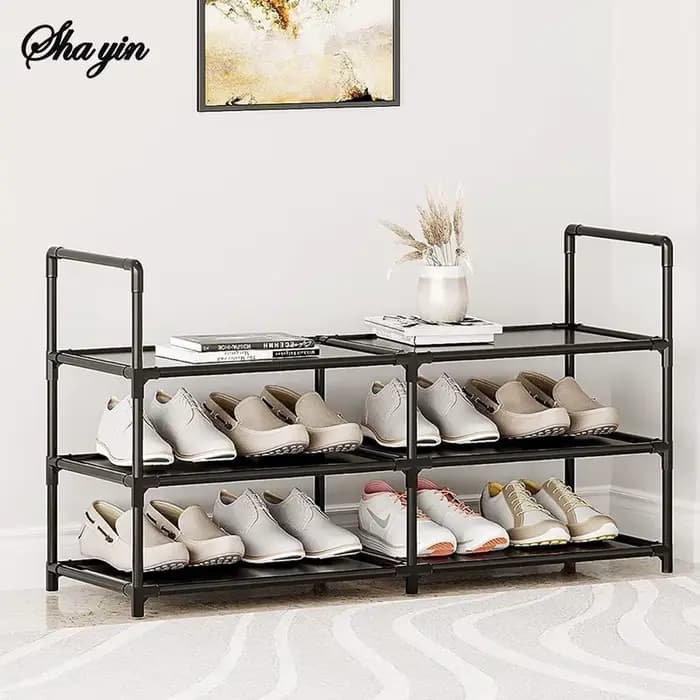Étagère à chaussures à 3 niveaux