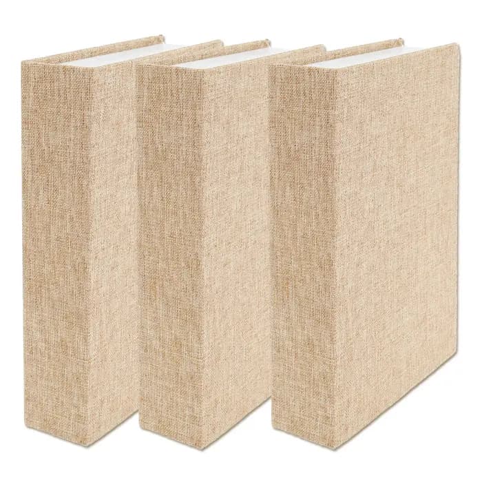 Boîte de rangement de faux livres décorative moderne