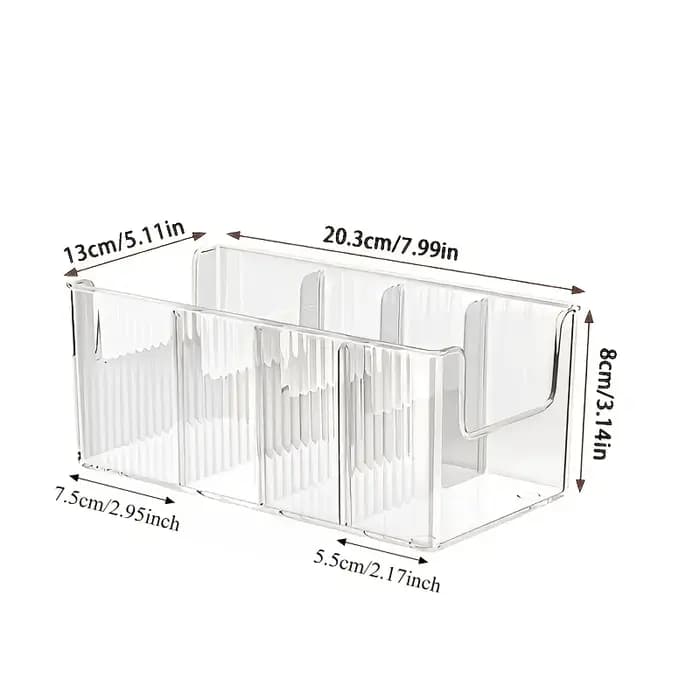Boîte de rangement pour médicaments avec séparateurs