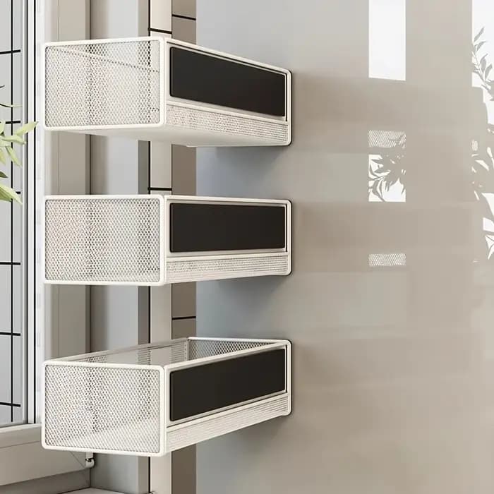 Étagère murale magnétique avec système de verrouillage magnétique