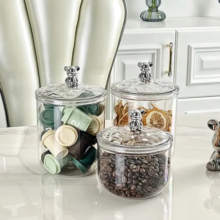 Conteneur hermétique de stockage des aliments avec couvercle