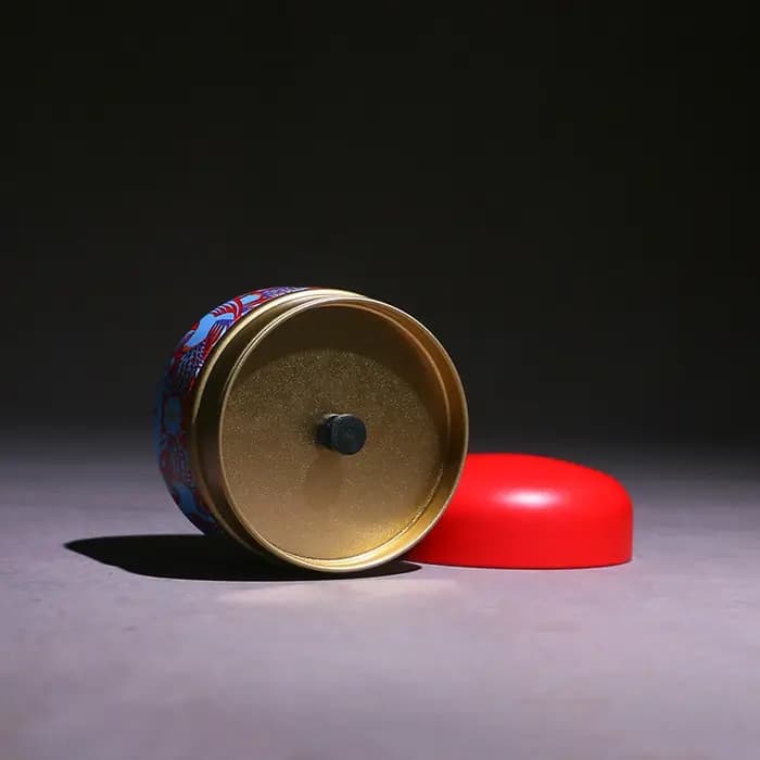 Boîte de rangement japonaise en métal pour thé et café