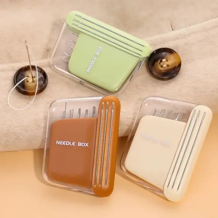 Nouvelle boîte à couture magnétique de luxe crème vent ménage de haute qualité maison