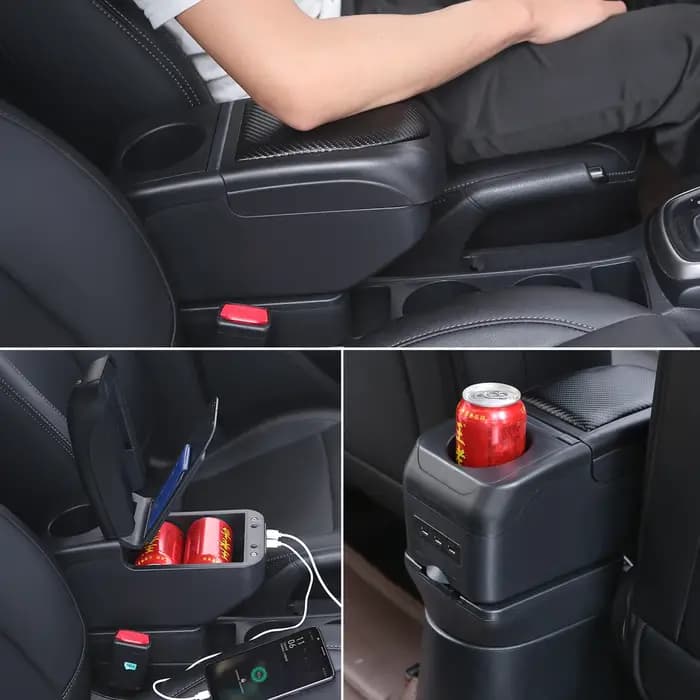 Boîte de rangement d'accoudoir de voiture pour Renault