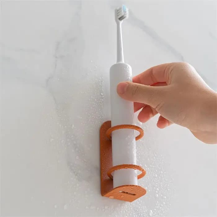 Porte-brosse à dents électrique mural, sans poinçon, étagère de rangement, organisateur de brosse à