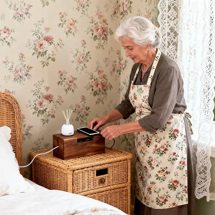 Boîte de rangement pour câbles