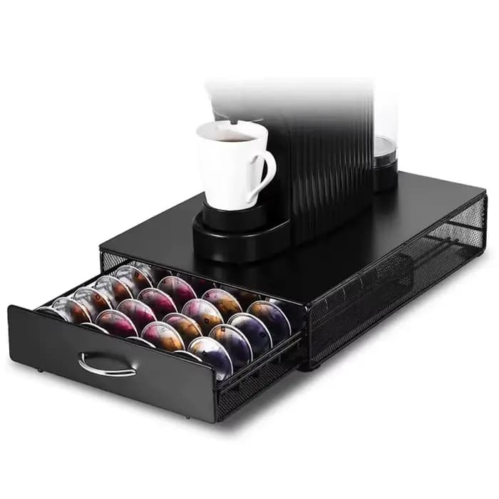 Porte-dosette de café, tiroir de rangement Compatible Starbucks Verismo Nespresso Vertuo Caffitaly L