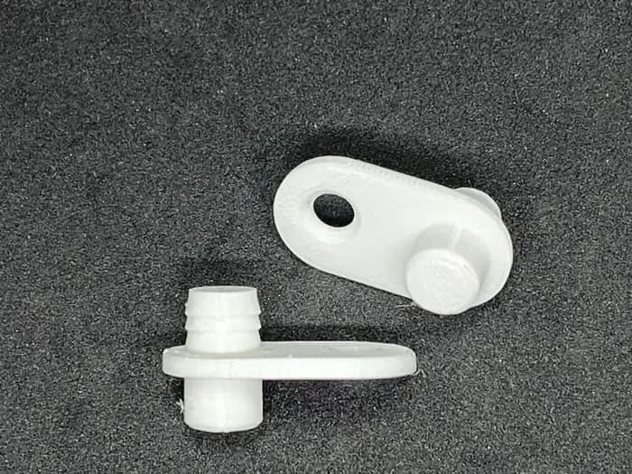 Clip de retenue pour étagère de meuble à chaussures, 30 pièces, ABS blanc, boucle de limitation, piè