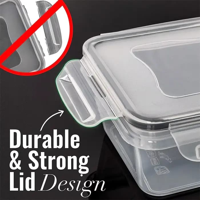 Ensemble de conteneurs alimentaires de cuisine, lavable au micro-ondes au lave-vaisselle sans BPA, 1