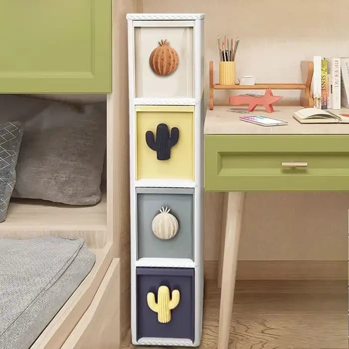Armoire de rangement mince à espace étroit pour salles de bains