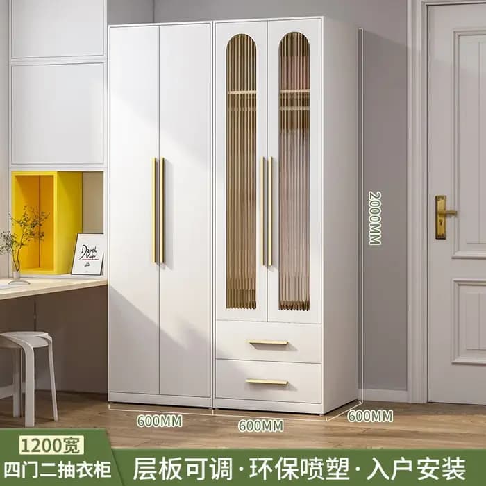 Organisateur de Rangement pour Armoire de Chambre à Coucher