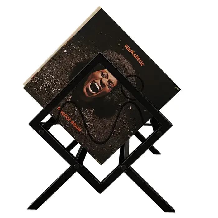 Porte-disques en vinyle pour livres de bureau