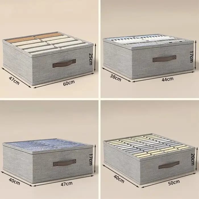 Organisateur de rangement de vêtements de garde-robe à 10/16/24 grilles
