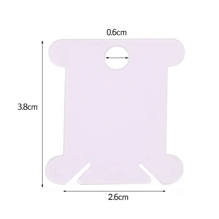 Porte-fil à broder en plastique, canette artisanale, support de rangement pour point de croix, carte de fil à coudre