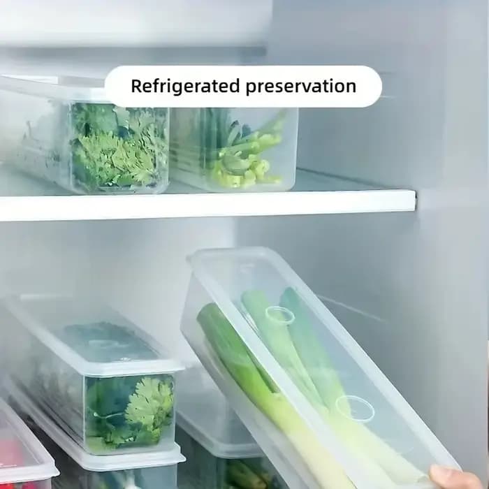 Lot de 1/2/4 boîtes de conservation hermétiques en plastique pour cuisine