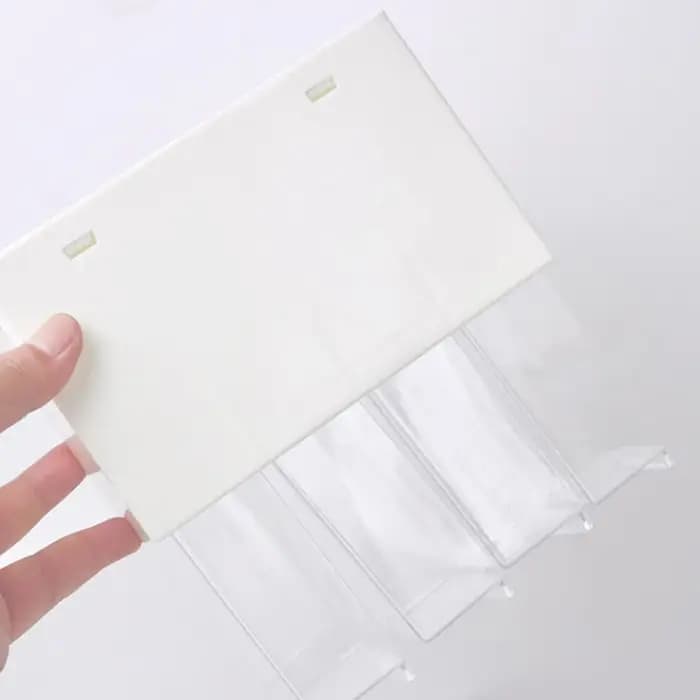 Boîte de rangement cosmétique de bureau blanche avec 4 unités MELUnits