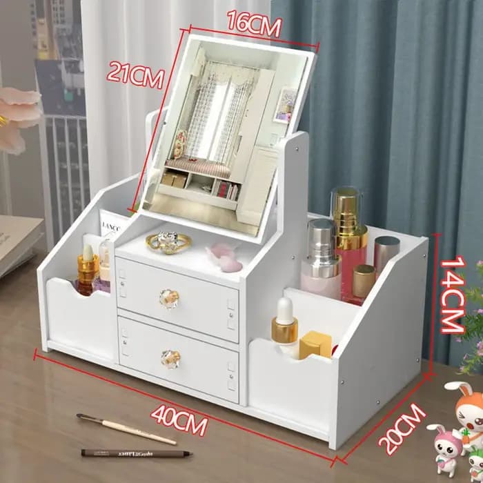 Organisateur de maquillage grande capacité