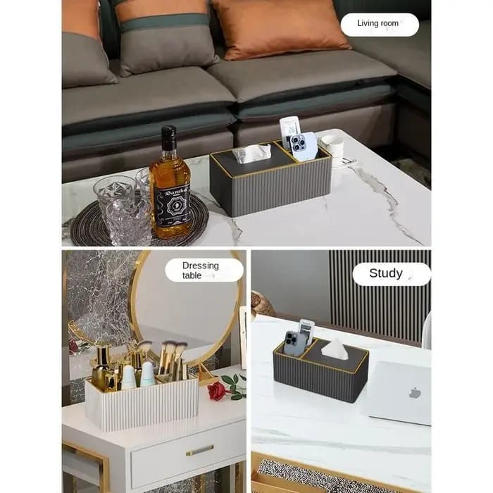 Couverture de boîte à mouchoirs moderne et luxueuse pour le salon