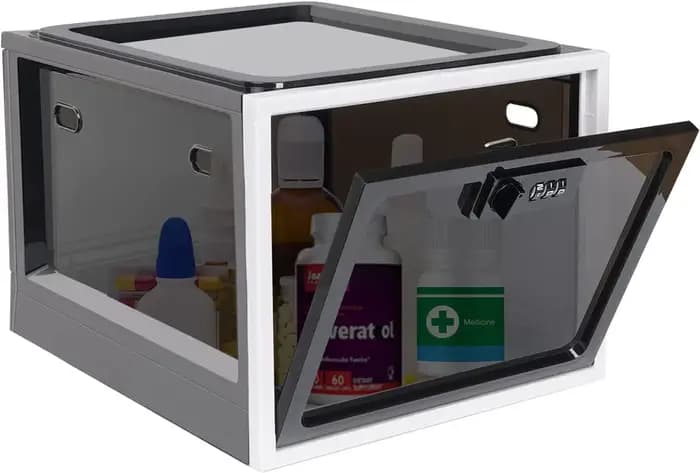 Boîte à clé pour réfrigérateur, boîte verrouillable pour aliments, casier de rangement - Boîte à clé