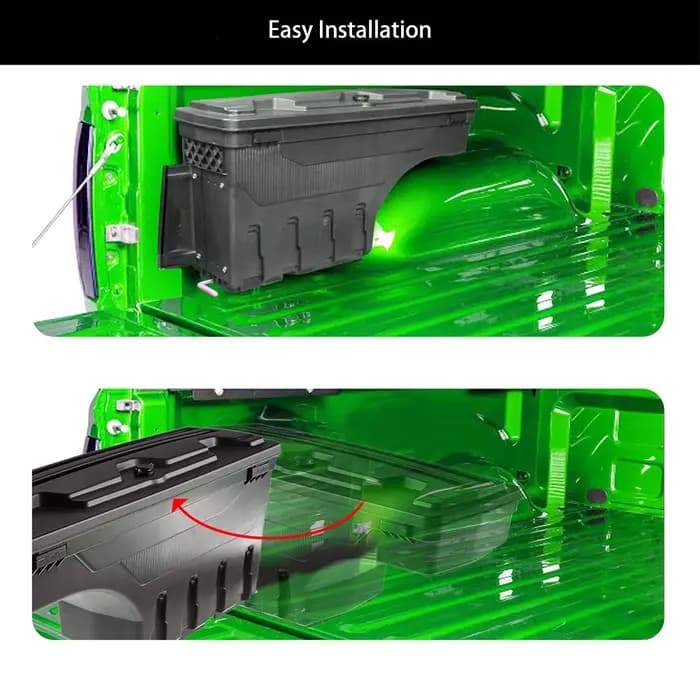 Boîte de rangement pour le plateau de camion pour Ford F-150 2015 2016 - 2021 Côté gauche ou droit Coffre arrière