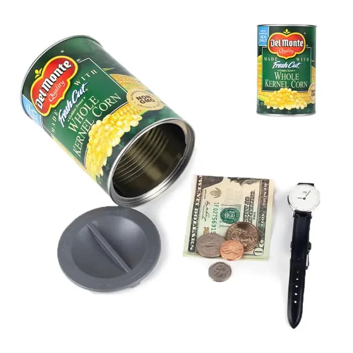 Boîte de rangement discrète créative en forme de boîte vide
