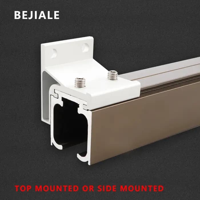 Rail de porte coulissante pliante en bois massif