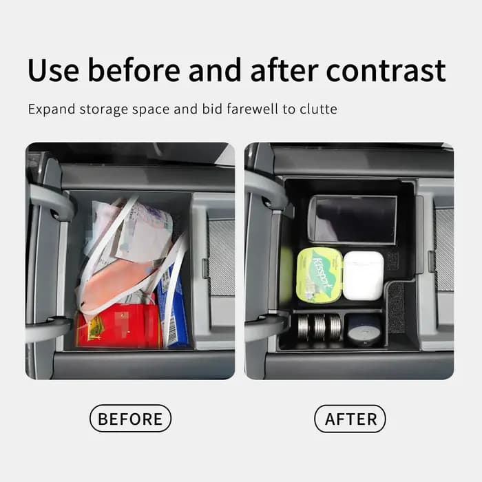 Boîte de rangement pour accoudoir de voiture Kia EV9 2024 – 2025