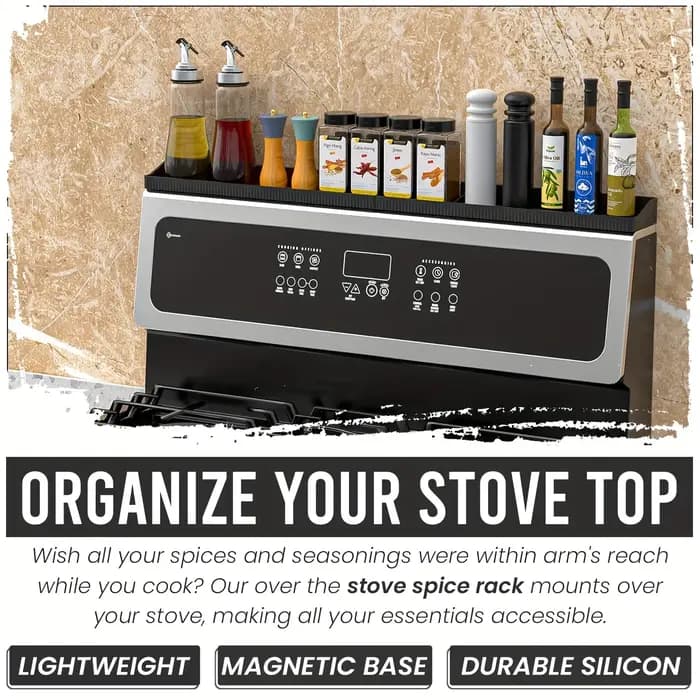 Étagère magnétique pour cuisinière