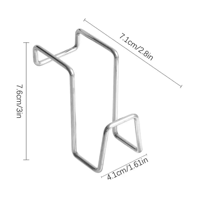 Support pour éponge de lavabo double
