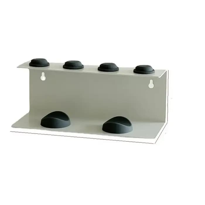 Support de rangement pour sèche-cheveux Non perforé, support de tri d'accessoires pour sèche-cheveux