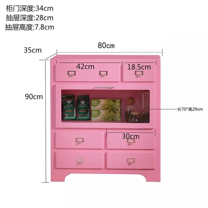 Armoire à manger cosmétique debout chambre Tables d'entrée armoires de salon tiroirs de rangement Mobili Per La Casa meubles