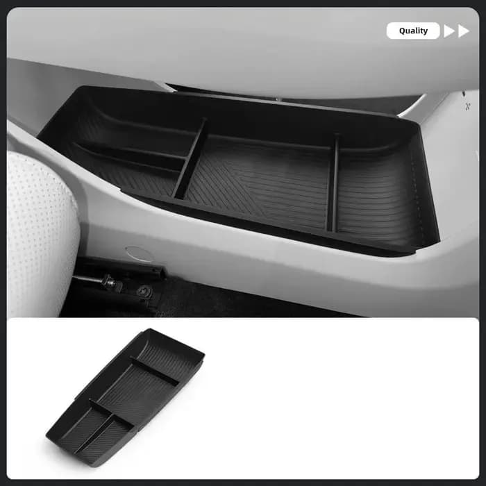 Boîte de rangement pour voiture MG 4 MG4 EV Urban 2026 2027, tapis en caoutchouc silicone, organiseu