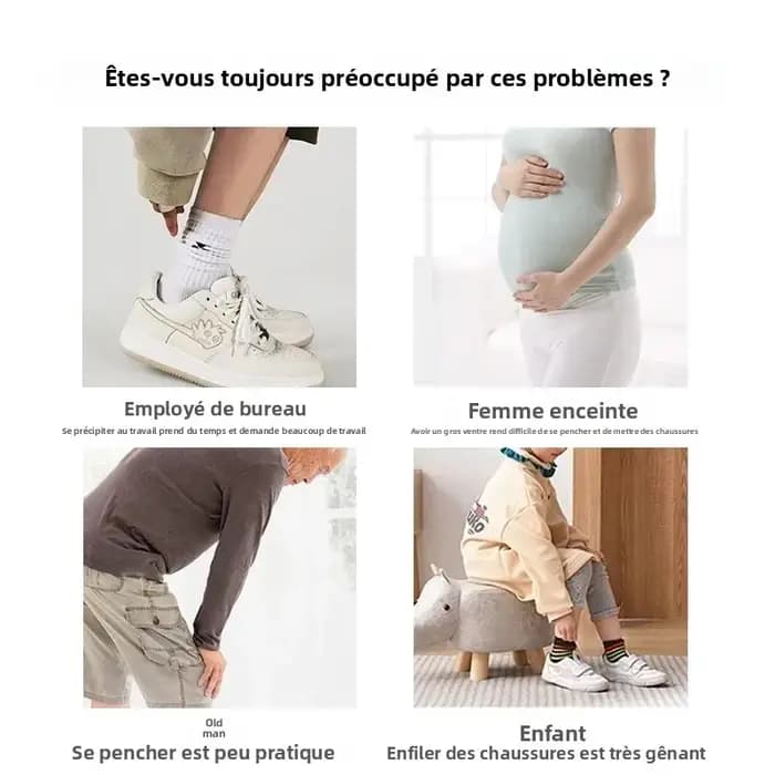 1 pièce Chausse-pied professionnel en acier inoxydable de 14