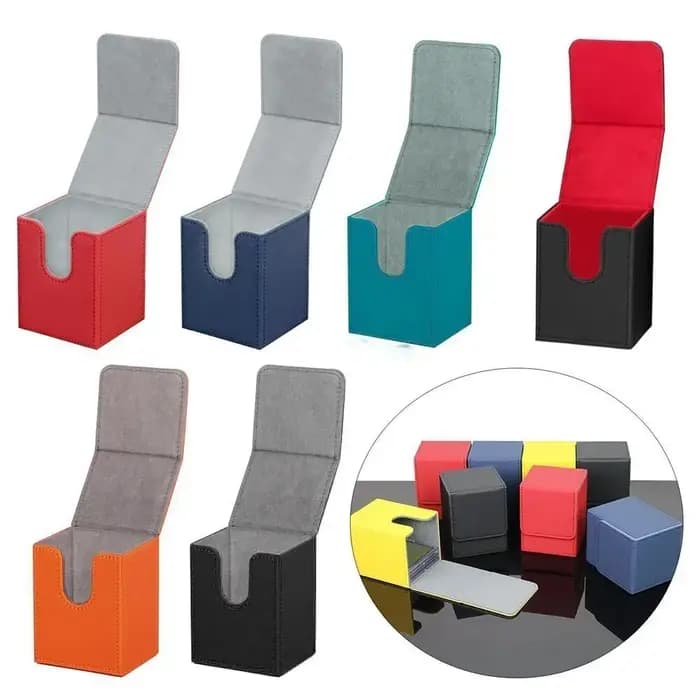 Boîte de collecte de jeu en PU MTG, porte-carte à collectionner, organisateur de jeu de collection, boîte de rangement, boîte-cadeau, conteneur pour femmes et hommes