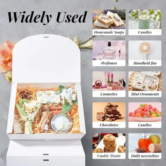 10 boîtes cadeaux avec couvercles