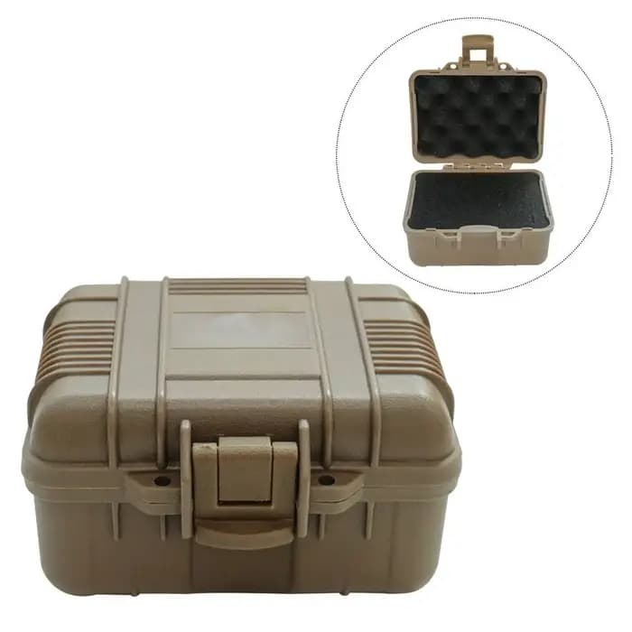 Boîte de rangement extérieure en plastique avec mousse antichoc - Utilisée pour certains articles fr