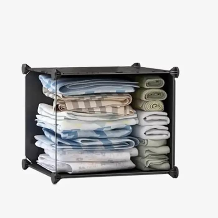 Armoire de rangement pliable et portable pour bijoux