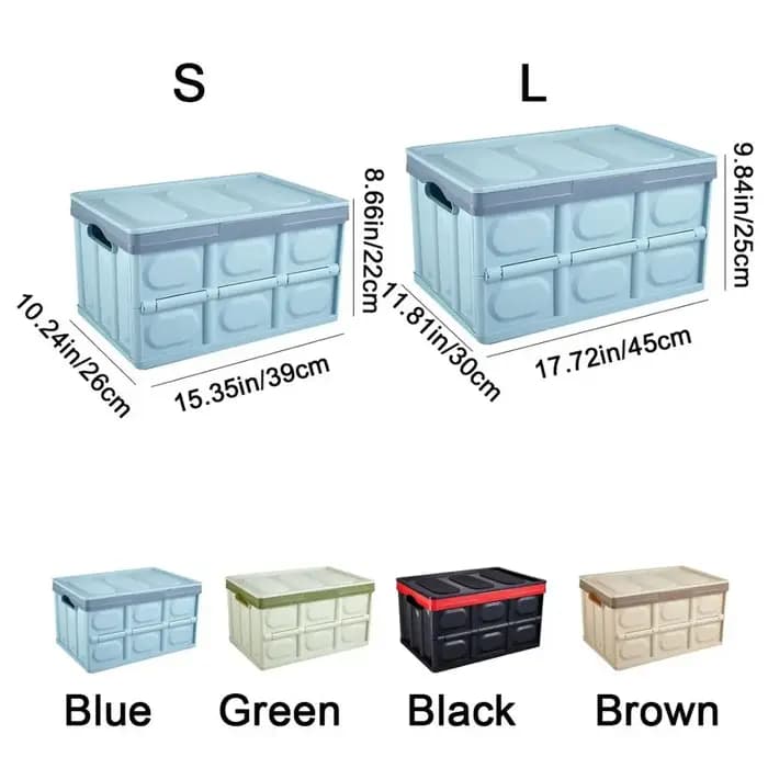 Boîtes de rangement de coffre de voiture en plastique