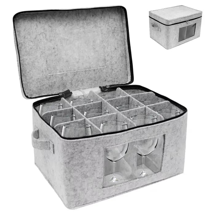Organisateur de stockage de verres à vin