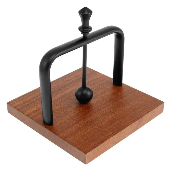 Porte-serviettes de Table en bois avec bras en métal lesté